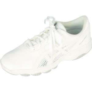 アシックス FMN201.0113-23.5 NURSEWALKER201 ホワイト×ライトグレー 23.5cm