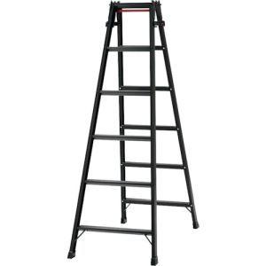 ハセガワ RHB-18 ハシゴ兼用脚立 ブラックレーベル RHB-18 1004  メーカー直送 代...