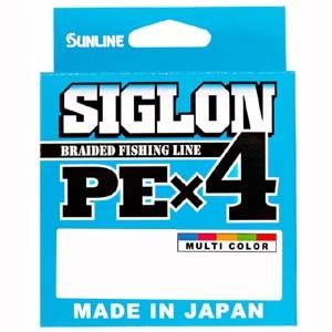 【メール便選択可】サンライン シグロン PE×4 マルチカラー 300m 3号｜akibaoo