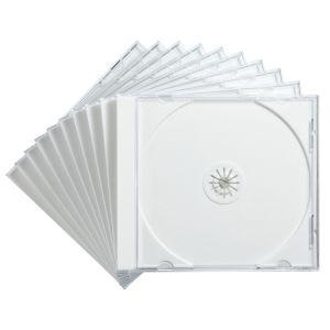 サンワサプライ FCD-PN10WN Blu-ray DVD CDケース 10枚セット ホワイト