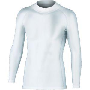 【メール便選択可】おたふく JW-170 BTパワーストレッチ ハイネックシャツ ホワイト Sサイズの商品画像