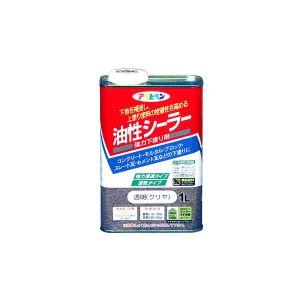 アサヒペン 油性シーラー 1L 透明 クリヤ