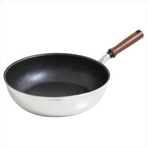 ウルシヤマ金属 IH ガット いため 鍋 28cm｜あきばおー ヤフーショップ