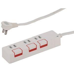 SANWA SUPPLY（サンワサプライ） スイッチ付 節電タップ ノイズ