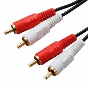 【メール便選択可】オーム電機 オーディオ接続コード ピンプラグ×2-ピンプラグ×2 2m 01-51...