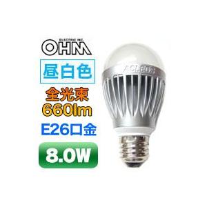 LED電球 アクレーズ 8.0W 昼白色 E26口金 (全光束660lm) LDA8N-H 21