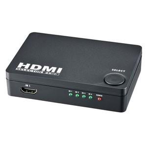 オーム電機 HDMIセレクター 4ポート 黒 AV-S04S-K 05-0577