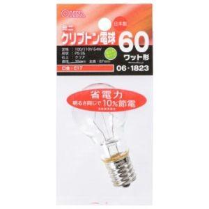 KTクリプトン電球　75w  9本セット　おまけ付き OHM（オーム電機） ミニクリプトン球 60形相当 PS-35 E17 ホワイト