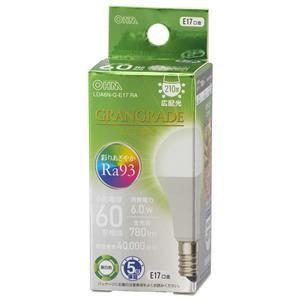 OHM（オーム電機） LDA6L-G-E17 RA 2P LED電球小形E17 60形相当 電球色