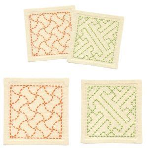 オリムパス 刺し子キット 分銅つなぎ 紗綾形 265