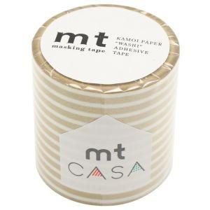 カモ井 G-604 mt CASA ボーダー 金 50mmX10m