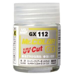 ミスターホビー Mr.カラー GX GX112 スーパークリア3 UVカット 光沢 18ml GSI クレオス
