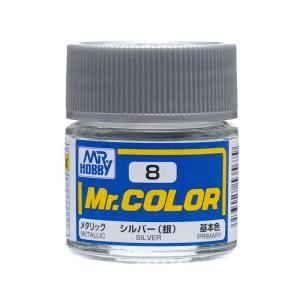 ミスターホビー C8 Mr.カラー シルバー 銀 10ml GSI クレオス