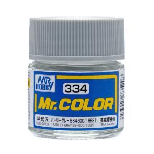 ミスターホビー C334 Mr.カラー 飛行機模型用カラー バーリーグレー BS4800/18B21...