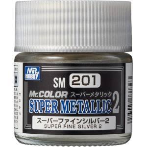 ミスターホビー SM201 Mr.カラー スーパーメタリック2 スーパーファインシルバー2 GSI ...