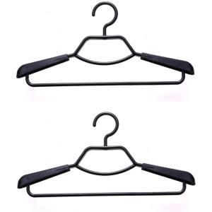 F-Fit 形態安定シャツ用ハンガー2本組 ブラック