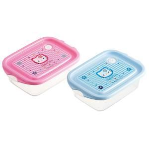 スケーター 抗菌 シールボックス 500ml (2個入) ハローキティ カオハナ
