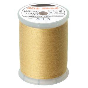 NBK ダイヤフェザー 家庭用スパンミシン糸 30番 300m巻 No.313 サンドベージュ DKS30-313 日本紐釦貿易の商品画像