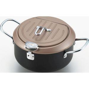 タマハシ 食彩亭 バット蓋付 天ぷら鍋 20cm TP-7