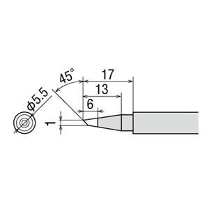 【メール便選択可】グット TQ-77RT-BC 替こて先 TQ-77/95 100-130V用 go...