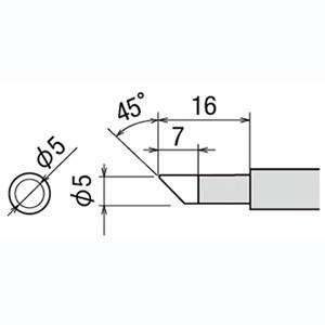 【メール便選択可】グット PX-2RT-5CR 替こて先 PX2 3系/SVS系用 goot 太洋電...