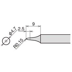 【メール便選択可】グット RX-80HRT-SB 替こて先 RX-80GAS用 goot 太洋電機