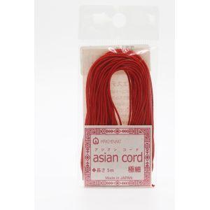 【メール便選択可】メルヘンアート アジアンコード 極細 幅0.8mm×5m カラー 724 朱｜あきばおー ヤフーショップ