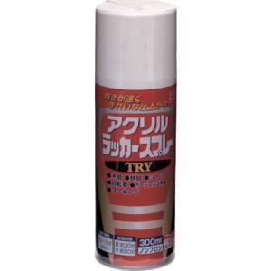 ニッペ 4976124253607 アクリルラッカースプレーTRY 300ml ホワイト 222T001-300