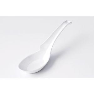 エンテック C-74 メラミン ラーメンレンゲスプーン 白