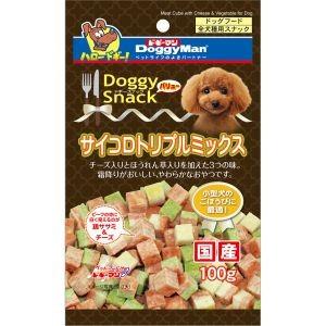 ドギーマン ドギースナック バリュー サイコロトリプルミックス 100g
