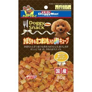 【メール便選択可】ドギーマン ドギースナックバリュー かぼちゃ&さつまいも入り彩りキューブ 80g