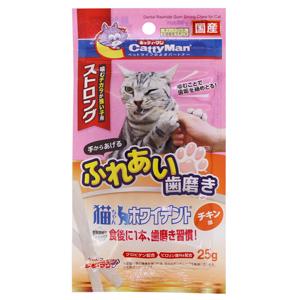 【メール便選択可】ドギーマン 猫ちゃんホワイデント ストロング チキン味 25g 猫 おやつ