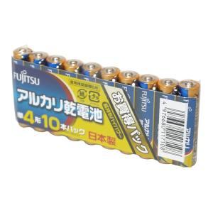 【メール便選択可】富士通 LR03D 10S アルカリ乾電池 単4形 10本パック｜akibaoo