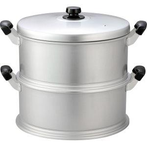 ホクア セイロセット33cm【アルミ丸型蒸し器】 北陸アルミニウム hokua