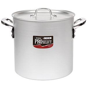 PRO CHEF アルミニウム 寸胴鍋 大容量 (165L) 60cm　大型 北陸アルミ アルミ プロセレクト 半寸胴鍋 目盛付 27cm : cocoatta