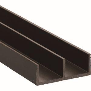 光 PTL3011 簡易内窓用フレーム&amp;レール 上レールブラウン11×30.5×915mm