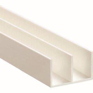 光 PTL3032 簡易内窓用フレーム&amp;レール 上レールホワイト18×30.5×2100mm メーカ...