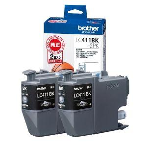 ブラザー LC411BK-2PK インクカートリッジ ブラック 2個パック