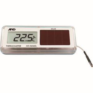 【メール便選択可】A&amp;D AD-5656SL ソーラー温度計 エーアンドデイ