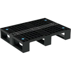 サンコー 80495900BKRCP リサイクルプラスチックパレット 804959 D4ー608 ブ...