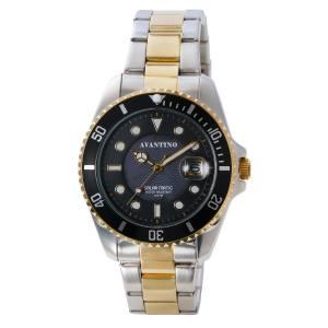 アバンティーノ AV-AM284-BKT ソーラー 10気圧ウォッチ