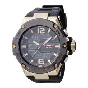 アバンティーノ AV-AD390-BK アナデジ 5気圧防水ウォッチ