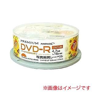 ハイディスク HDVDR47JNP20SN データ用DVD-R 4.7GB 20枚 16倍速 磁気研究所｜akibaoo