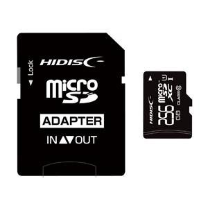 【メール便選択可】ハイディスク マイクロSDXC 256GB HDMCSDX256GCL10UIJP3 Class10 UHS-I microSD 磁気研究所｜akibaoo