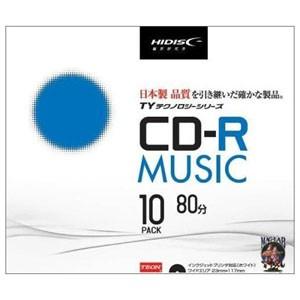 ハイディスク TYCR80YMP10SC CD-R CDR 700MB 48倍速10枚 TYコード ...