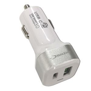 【メール便選択可】ハイディスク 車載用DC充電器 HDPDCU2PWH 急速充電PD QC3.0対応...