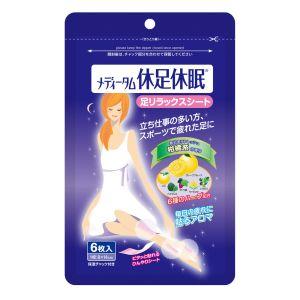 ラクール薬品販売 メディータム 休足休眠 足リラックスシート 6枚