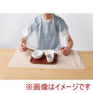 川本産業 464559 039-500000-00 使いきり食事用エプロン 50枚入