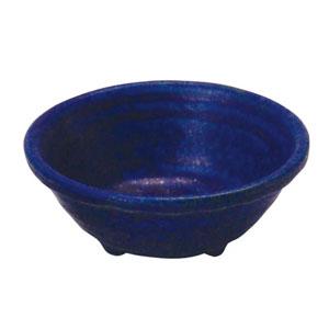 ヤマコー 三つ足小鉢 ルリ紺 27897 用美