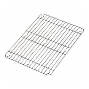 【メール便選択可】TS 18-8 角バットアミ 補強付 15枚取 30392 新越ワークス スリース...